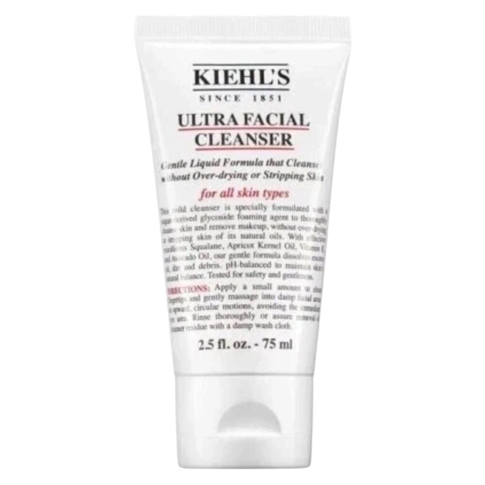 Kiehl's Ultra Facial Cleanser 2.5 Oz 75 ml Travel Size SEALED All Skin Types New